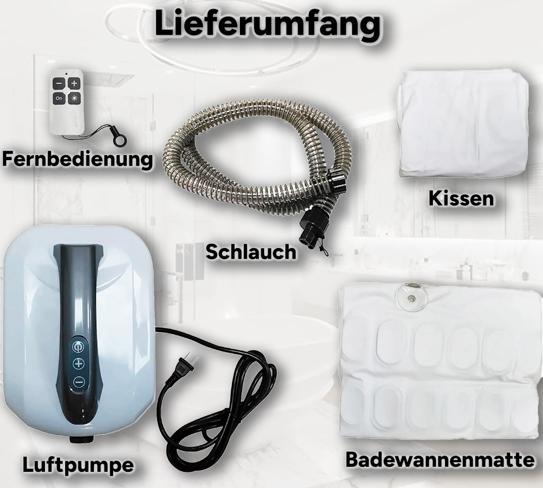 LuftBliss - Whirlpool-Matte für die Badewanne