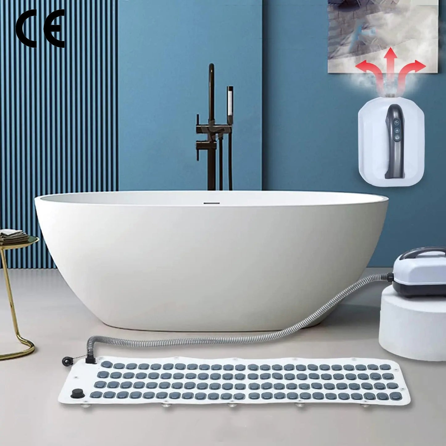 LuftBliss - Whirlpool-Matte für die Badewanne