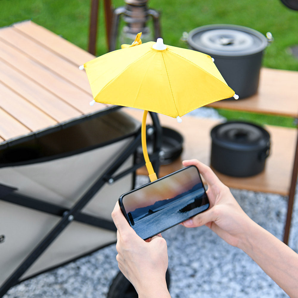PhoneBrella – Der stylische Mini-Sonnenschirm für dein Handy